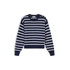 TOMMY HILFIGER Pulover modra/bela