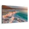 Slika turkizna obala slanega jezera - 40x30