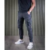 Denistar Muške pantalone 100-2708, Kargo, Tamno sive