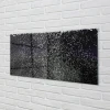 tulup.si Slika na steklu Kapljice vodnih mehurčkov 125x50 cm 2 obešalnika