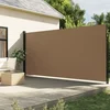 shumee vidaXL Zložljiva stranska tenda, sivo-rjava, 220 x 600 cm