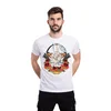 011Shop Muška majica kratkih rukava Piće!, Bela