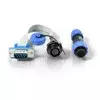 QuRS232, Outdoor RS232 power socket & plug set