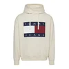 Tommy Jeans Majica bež/mornarska/rdeča/bela