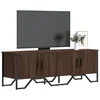 Vidaxl TV omarica rjavi hrast 122x34x41 cm inženirski les