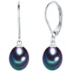 Valero Pearls Uhani petrol/srebrna