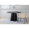 Venture Design Jedilna miza Bootcut 75x110 cm črna