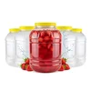 shumee 5x Posoda JAR 5l Plastični VEČNAMENSKI kozarci za likerje in hrano
