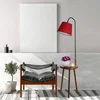 Aberto Design Podna lampa Demet, 160 cm, E27, Lešnik