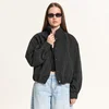 Cropp - Glatka bomber jakna - CRNO