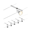 Paulmann 94442 - KOMPLET 5xGU5,3/10W kompletan sajlni sistem SALT 230V matni hrom