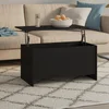 Stolić za kavu crni 102 x 55,5 x 52,5 cm od konstruiranog drva