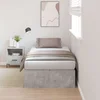 Krevet s ladicama Betonski sivi 100 x 200 cm Konstruirano drvo