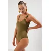 Trendyol Milla Ženski kupaći kostim Tbess25Ma00080, Kaki