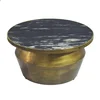 Livetastic KLUBSKA MIZA, 60/31/60 cm zlate barve