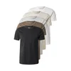 Abercrombie & Fitch Majica rjava / antracit / greige / svetlo siva / bela