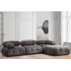 Atelier del Sofa L1 O1 1R Puf Bubble Corner Ugaona garnitura, Siva