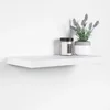 Polica zidna 80x23,5x3,8 cm mdf/drvo bela- jja