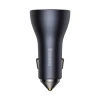 BASEUS CGJP010013 Trojni hitri polnilnik USB/USB-C/USB-C 65W Temno siva