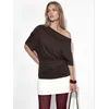 Busem Bluza temno rjava