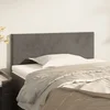 Vidaxl vidaXL Vzglavje za posteljo temno sivo 80x5x78/88 cm žametno