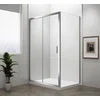 POLYSAN EASY Pravokotna Drsna Tuš Kabina 1400x800mm, Čisto Steklo, L/P Opcija