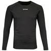 CCM Compression LS Top Black Junior L