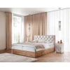 Boxspring postelja Wood-10 - 120x200 cm