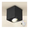 Brilagi - LED RGBW prigušiva ugradna spot svetiljka MIA 1xGU10/6W/230V 84x80 mm crna