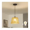 Brilagi - LED luster na sajli CERIA BOHO 1xE27/40W/230V, prečnik 28 cm, braon