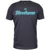 011Shop Muška majica kratkih rukava 011 streetwear blue, Tamnosiva