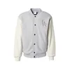 Champion Authentic Athletic Apparel Prehodna jakna svetlo siva/bela