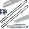 Rosfix ROSFIX SET VODILNA PLOŠČA IN 2X VERIGA 8 – ZA MINI VERIŽNE ŽAGE | 1/4 SKOK, 1,3 MM, KALJENO JEKLO, (5000036459)