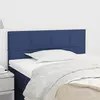 Vidaxl vidaXL Vzglavje za posteljo modro 90x5x78/88 cm blago