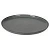 Plitev 27 cm porcelanski krožnik MO temen, rob HN