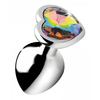 Analni čep Rainbow Heart, srednji