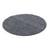 Temno siva okrogla preproga o 80 cm Life – Ayyildiz Carpets