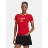 Guess Jeans Majica W6YI16 K3995 Rdeča Slim Fit