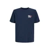 Jack & Jones Junior Majica JJLEGEND mornarska / brusnica / bela