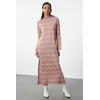 Trendyol Modest Ženska haljina Tctaw25Eb00033, Roze
