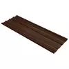 vidaXL Strešni panel 12 pcs Rjava 129 x 45 cm Pocinkano jeklo