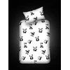 Hanah home Set posetljine Panda, 100x200cm, Crni