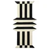 KONSTRUNDA Tepih, bela/crna, 80x160 cm