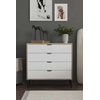 HANAH HOME Komoda Arden 4 White