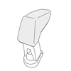 Armrest Ford Fiesta 2002-2005 (adapter only)