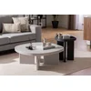 Hanah Home Klub sto Cream, 42x49x42 cm, Sivi