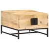 shumee vidaXL Klubska mizica 67 x 67 x 45 cm masivni mangov les