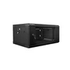 Lanberg 19 W-LAN omarica 4U 600x450mm črna (steklena vrata)