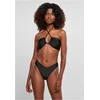 Womens Bikini Recycled Hot V Black