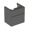 Geberit 500.352.JK.1 - Kupatilski ormarić ispod umivaonika Smyle Square 61,7x58,4 cm antracit